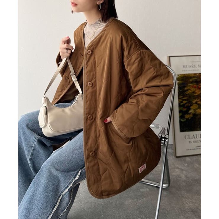 大人のこなれ感。ノーカラーキルティングジャケット | Classical Elf  | 詳細画像59 