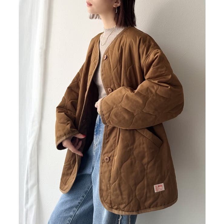 大人のこなれ感。ノーカラーキルティングジャケット | Classical Elf  | 詳細画像60 