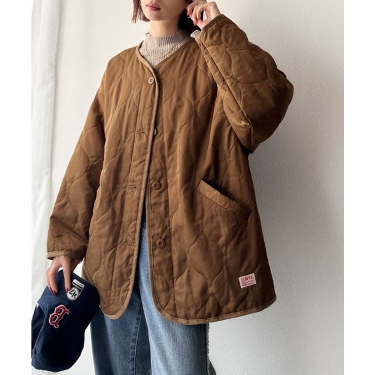 大人のこなれ感。ノーカラーキルティングジャケット | Classical Elf  | 詳細画像62 