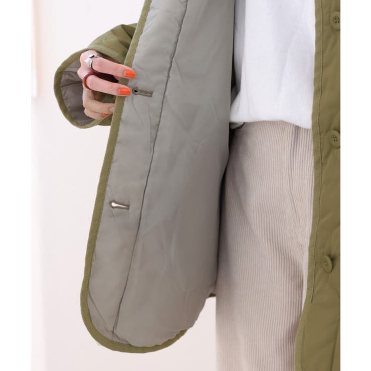 大人のこなれ感。ノーカラーキルティングジャケット | Classical Elf  | 詳細画像65 