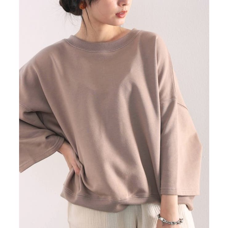 ステッチで1+。ゆったり5分袖スウェット | Classical Elf  | 詳細画像19 