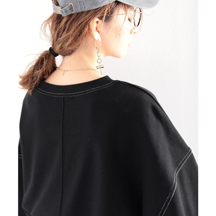 ステッチで1+。ゆったり5分袖スウェット | Classical Elf  | 詳細画像23 