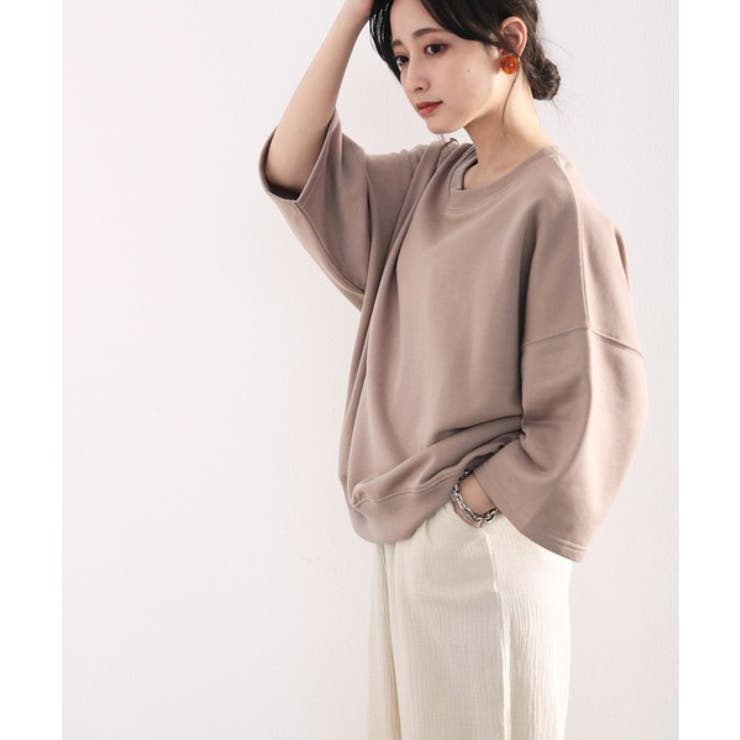 ステッチで1+。ゆったり5分袖スウェット | Classical Elf  | 詳細画像3 