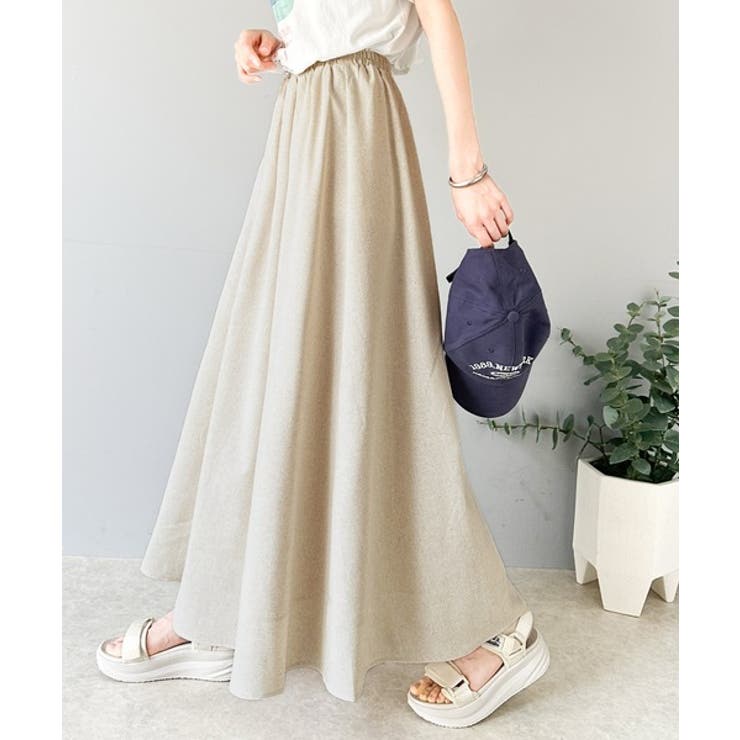リラックスコットンリネンスカート | Classical Elf  | 詳細画像21 