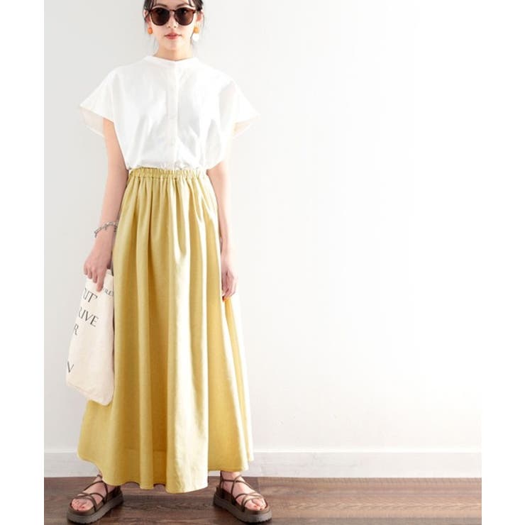 リラックスコットンリネンスカート | Classical Elf  | 詳細画像26 