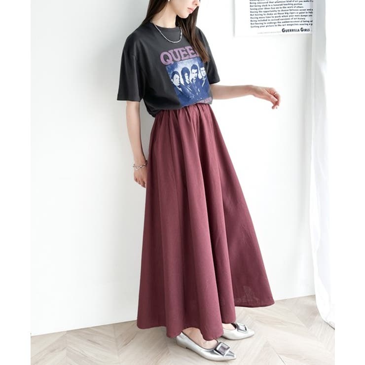 リラックスコットンリネンスカート | Classical Elf  | 詳細画像27 