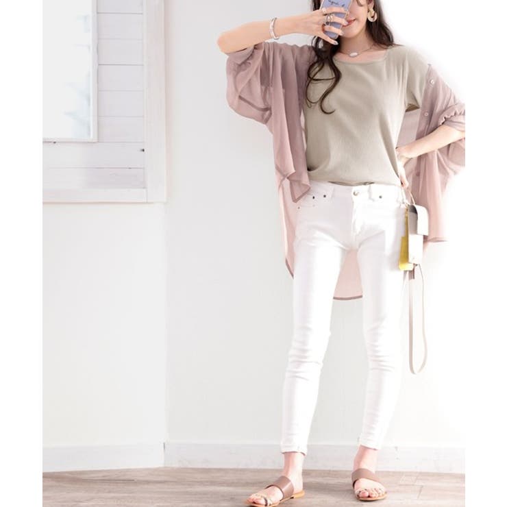 ショート丈 コットンリブカットソー(半袖) | Classical Elf  | 詳細画像18 