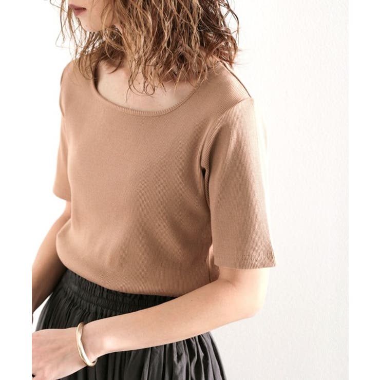 ショート丈 コットンリブカットソー(半袖) | Classical Elf  | 詳細画像20 