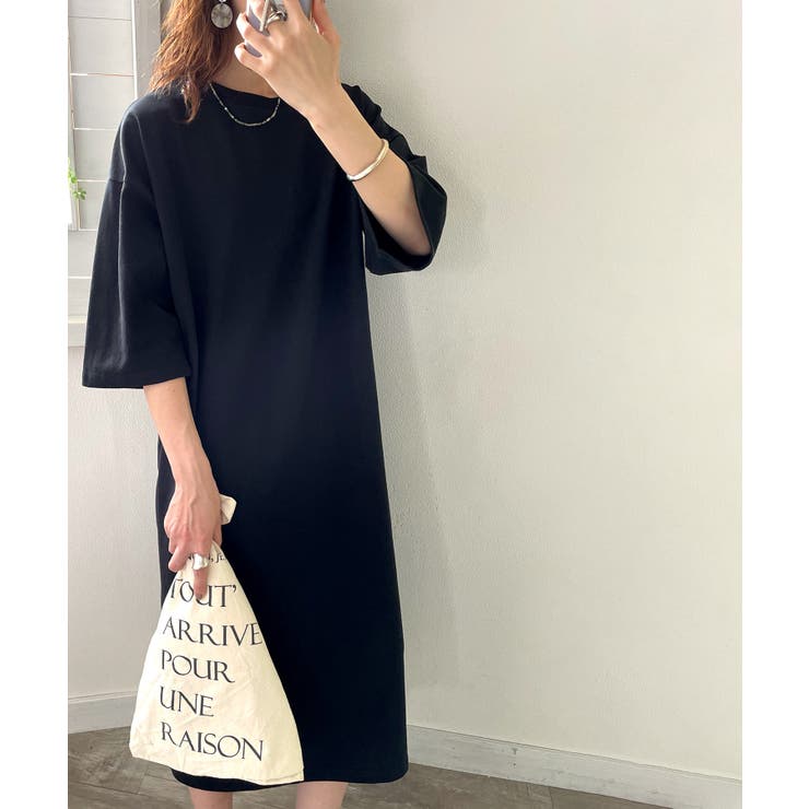 ゆったりロング丈スウェットワンピース 8分袖 八分袖 品番 Wz Classical Elf クラシカルエルフ のレディースファッション通販 Shoplist ショップリスト