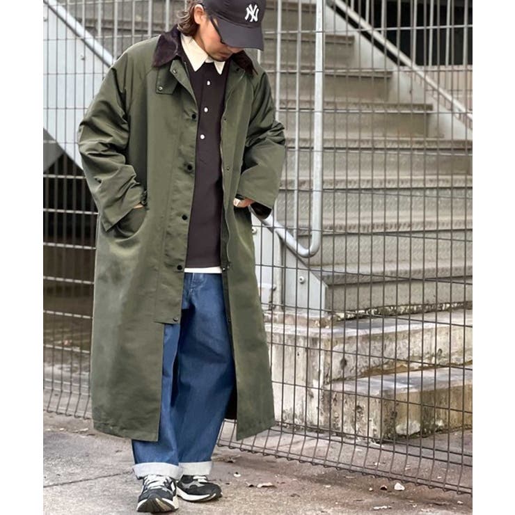 JaVaジャバ コラボ》配色ワークロングコート[品番:WZ000004567 JaVaジャバ コラボ》配色ワークロングコート[品番:WZ000004567