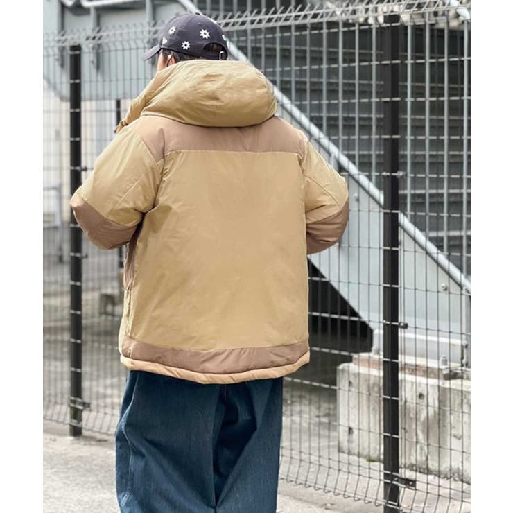 《Javaジャバコラボ》極暖、異素材パネルフェイクダウンジャケット | Classical Elf Men | 詳細画像12 