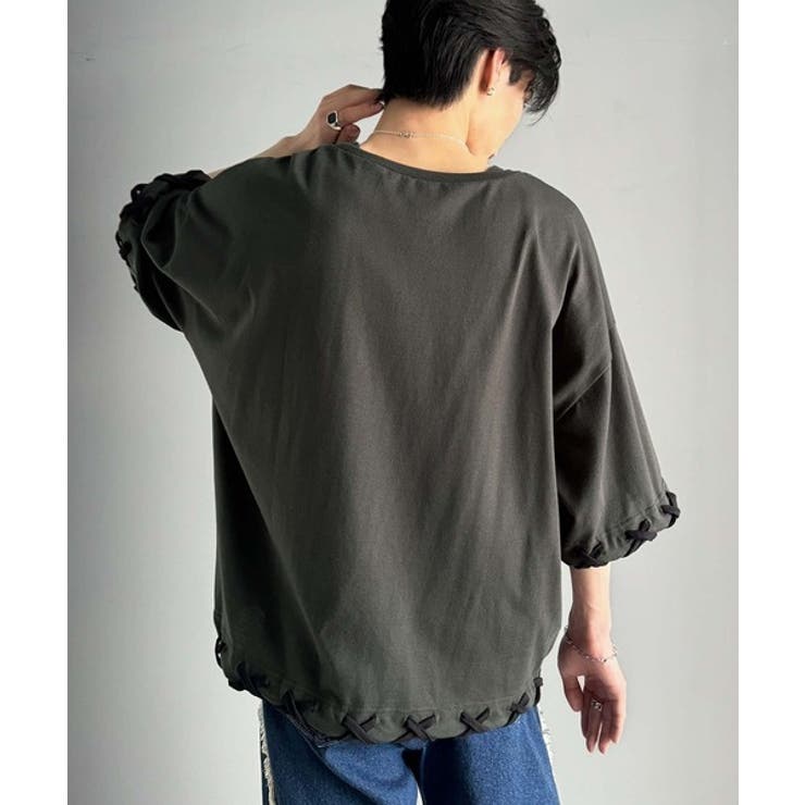 トレンドライクなゆるシルエット。【メンズ】ステッチデザインTシャツ（半袖） | Classical Elf Men | 詳細画像19 