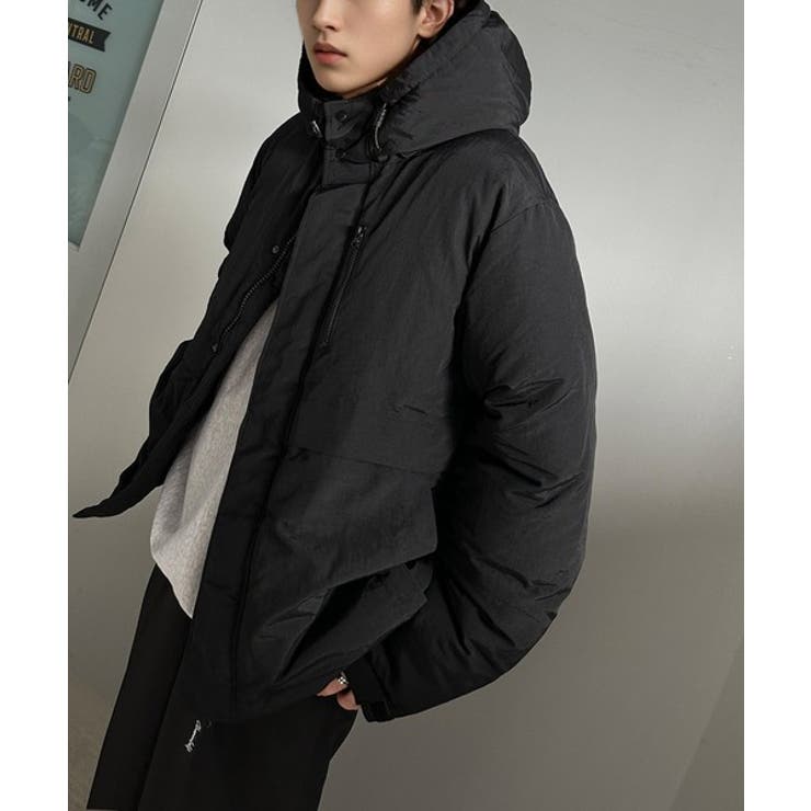 大人のシンプルカジュアル。中綿スタンドネックフーディージャケット | Classical Elf Men | 詳細画像1 