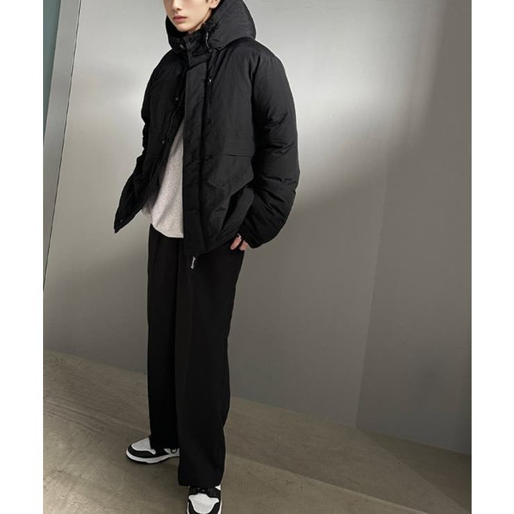 大人のシンプルカジュアル。中綿スタンドネックフーディージャケット | Classical Elf Men | 詳細画像2 