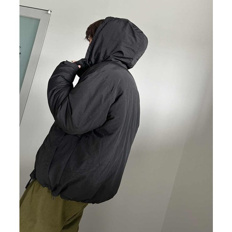 大人のシンプルカジュアル。中綿スタンドネックフーディージャケット | Classical Elf Men | 詳細画像3 