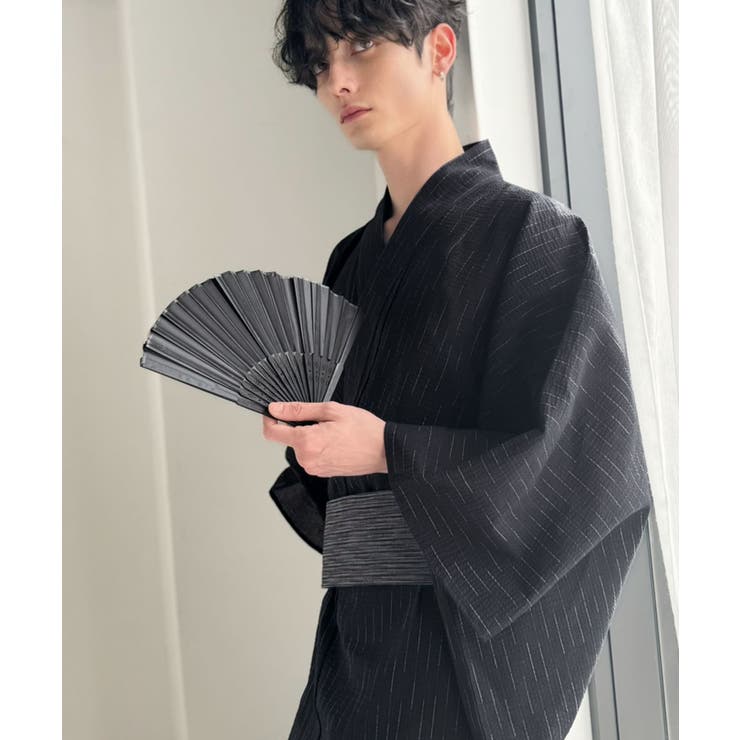 【5点セット】届いたその日から楽しめる。綿100％しじら織りメンズ浴衣 | Classical Elf Men | 詳細画像11 