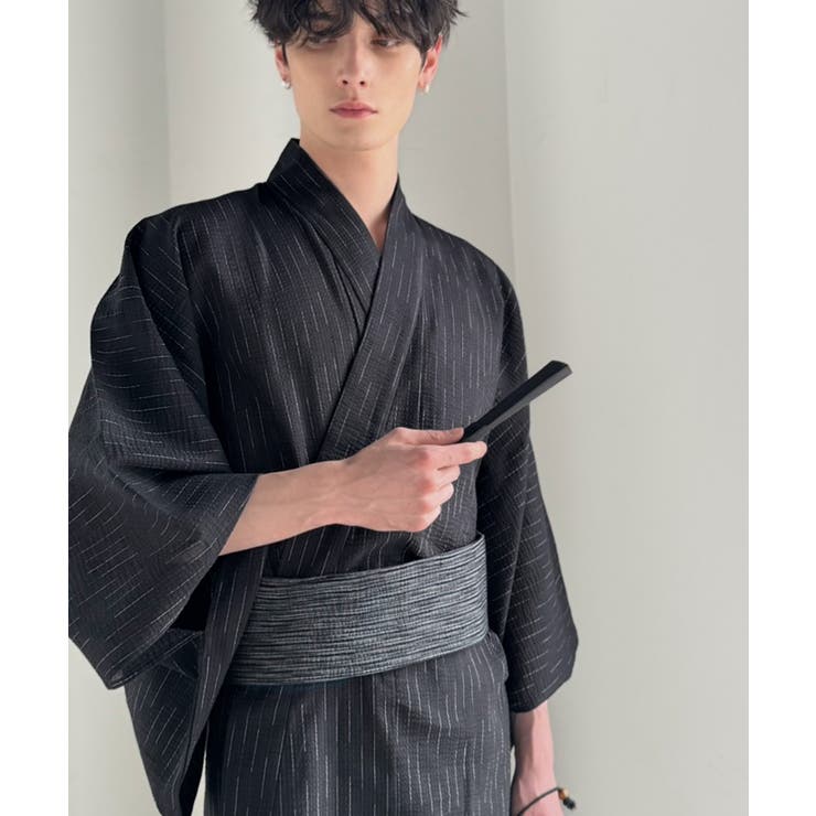 【5点セット】届いたその日から楽しめる。綿100％しじら織りメンズ浴衣 | Classical Elf Men | 詳細画像16 