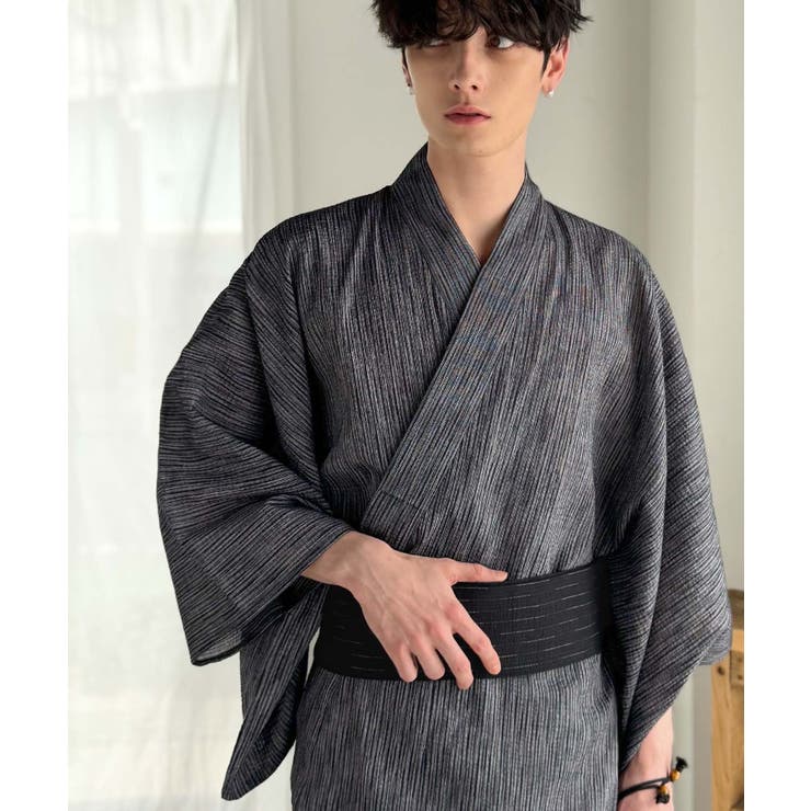 【5点セット】届いたその日から楽しめる。綿100％しじら織りメンズ浴衣 | Classical Elf Men | 詳細画像30 