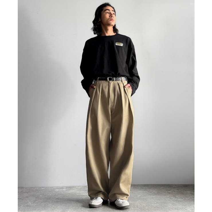 「オールシーズン大活躍。」 綿100％インツータック仕様ワイドバルーンパンツ | Classical Elf Men | 詳細画像11 