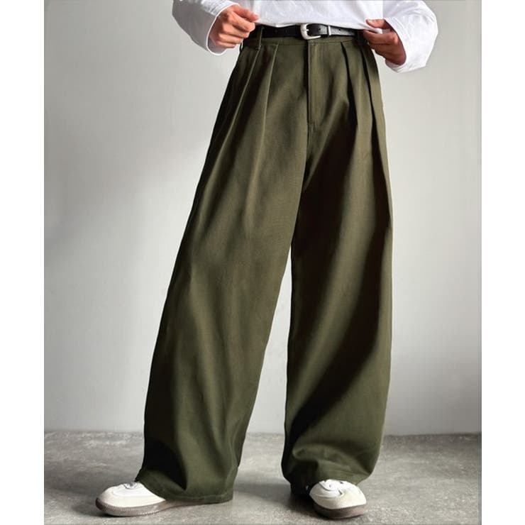 「オールシーズン大活躍。」 綿100％インツータック仕様ワイドバルーンパンツ | Classical Elf Men | 詳細画像14 