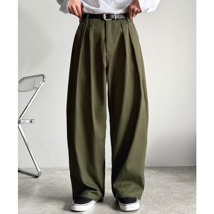 「オールシーズン大活躍。」 綿100％インツータック仕様ワイドバルーンパンツ | Classical Elf Men | 詳細画像15 