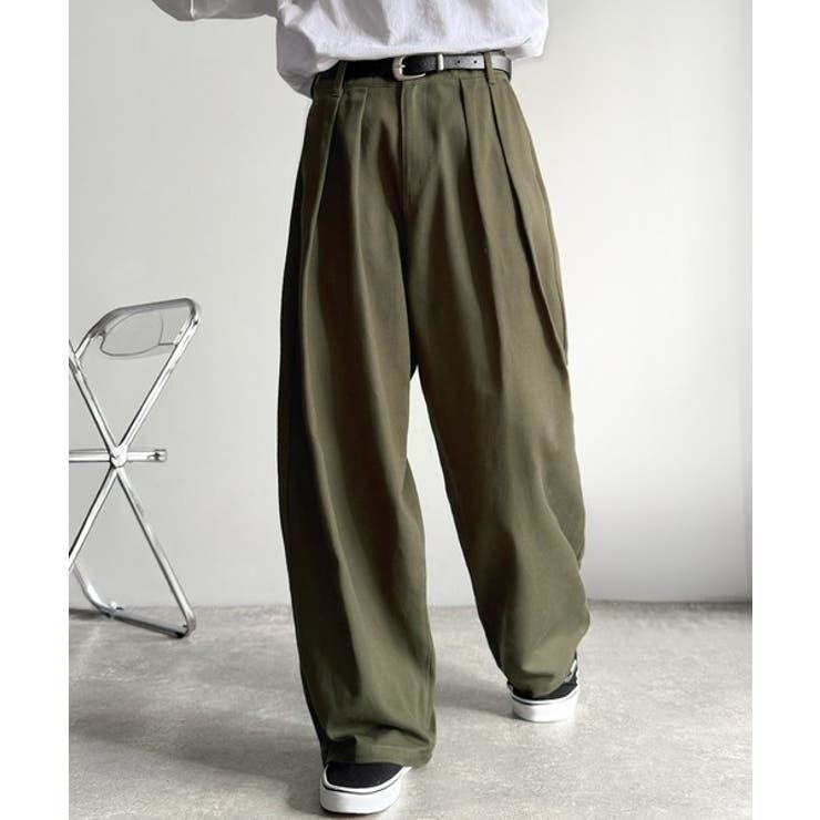 「オールシーズン大活躍。」 綿100％インツータック仕様ワイドバルーンパンツ | Classical Elf Men | 詳細画像16 