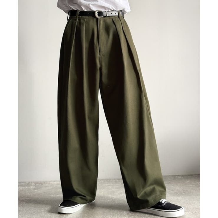 「オールシーズン大活躍。」 綿100％インツータック仕様ワイドバルーンパンツ | Classical Elf Men | 詳細画像17 