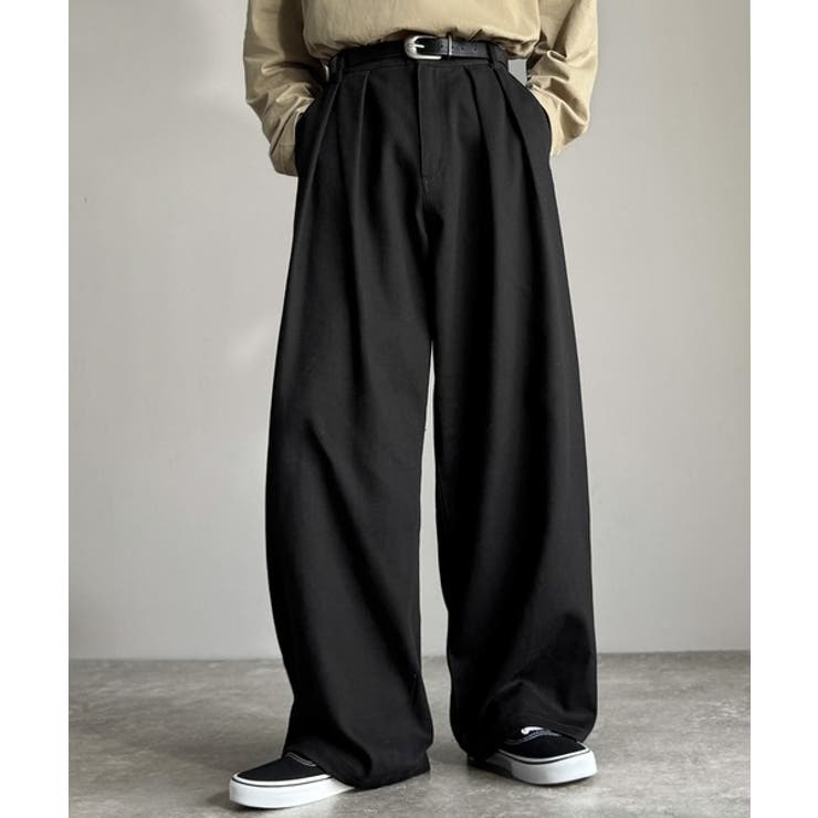 「オールシーズン大活躍。」 綿100％インツータック仕様ワイドバルーンパンツ | Classical Elf Men | 詳細画像1 