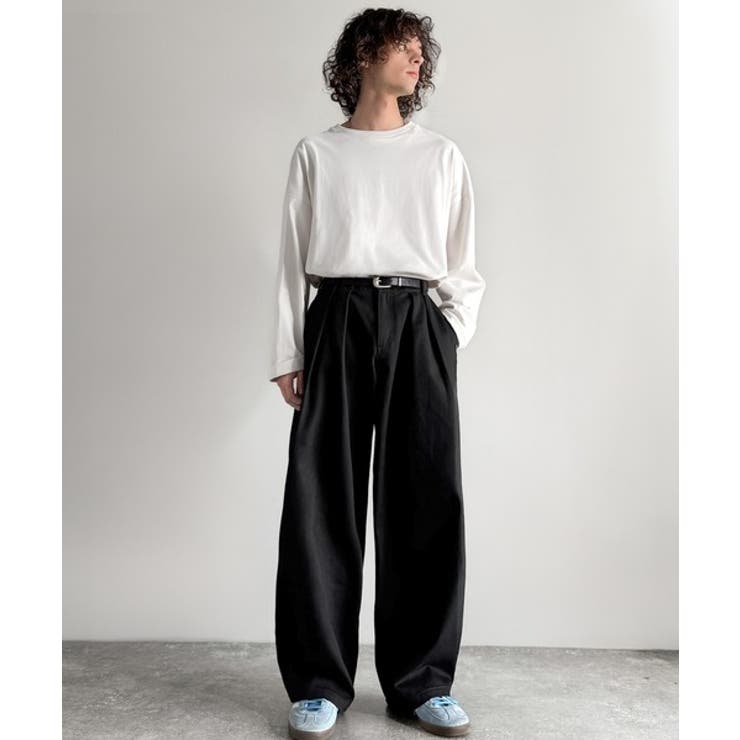 「オールシーズン大活躍。」 綿100％インツータック仕様ワイドバルーンパンツ | Classical Elf Men | 詳細画像6 