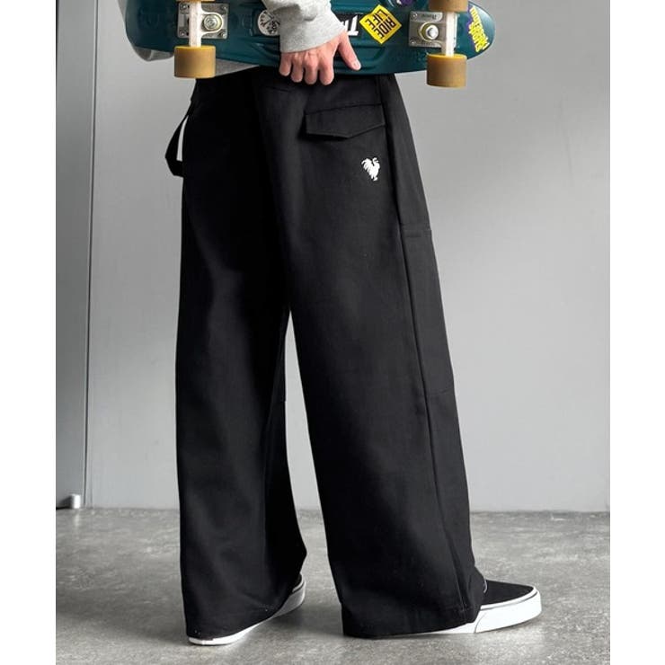 ブラック | 「遊びと耐久性。」ダブルニー仕様ペインターワークパンツ Double Knee | Classical Elf Men