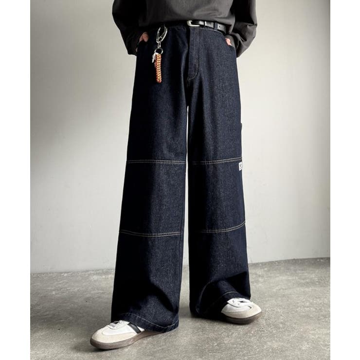 インディゴブルー | 「遊びと耐久性。」ダブルニー仕様ペインターワークパンツ Double Knee | Classical Elf Men