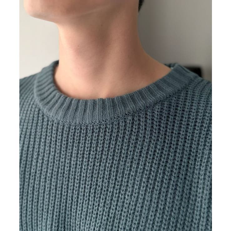 「究極スタンダード」畔編みオーバーサイズクルーネックセーター Oversized | Classical Elf Men | 詳細画像26