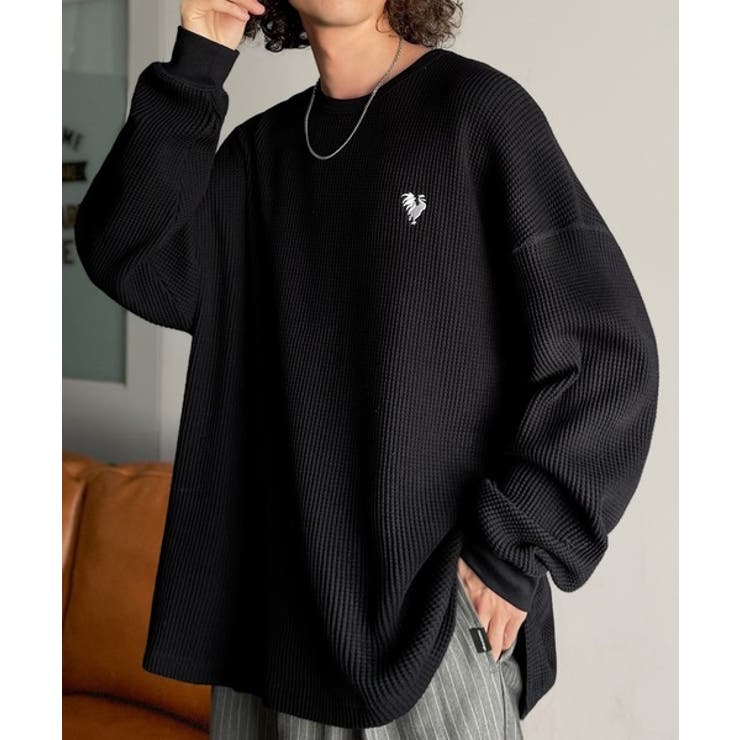 ブラック | 【Classical Origin】「ヘビーウェイト一択。」綿100％ワッフルク… | Classical Elf Men