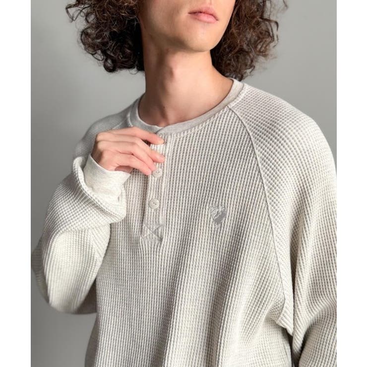 「ヘビーウェイト一択。」綿100％ワッフル素材ラグランビッグTシャツ | Classical Elf Men | 詳細画像25 