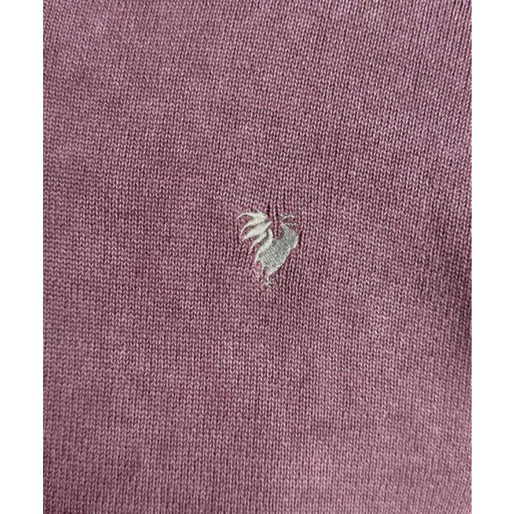 「自分ウケ最強。」綿100％刺繍入りピグメント加工Vネックセーター | Classical Elf Men | 詳細画像34 