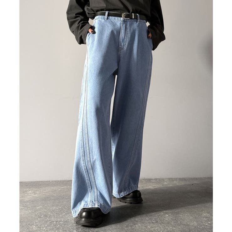 「二度見される。」サイドダブルカーブラインデニムパンツ Side Double | Classical Elf Men | 詳細画像7 