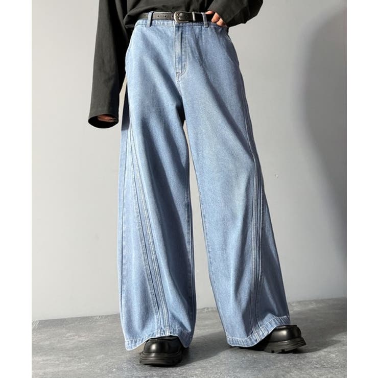 「二度見される。」サイドダブルカーブラインデニムパンツ Side Double | Classical Elf Men | 詳細画像8 