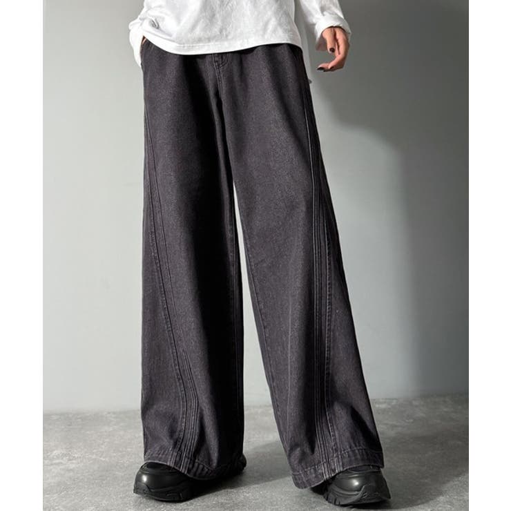 「二度見される。」サイドダブルカーブラインデニムパンツ Side Double | Classical Elf Men | 詳細画像1 