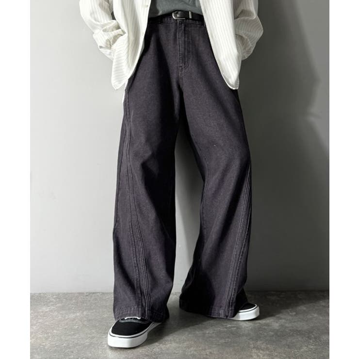 「二度見される。」サイドダブルカーブラインデニムパンツ Side Double | Classical Elf Men | 詳細画像6 