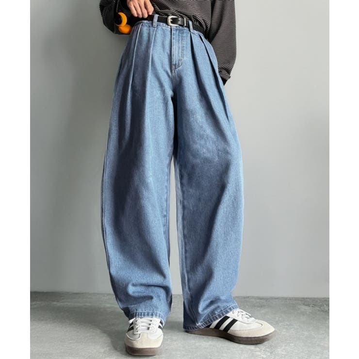 「虜になる！」インツータックワイドバルーンデニム Inverted Two | Classical Elf Men | 詳細画像7 