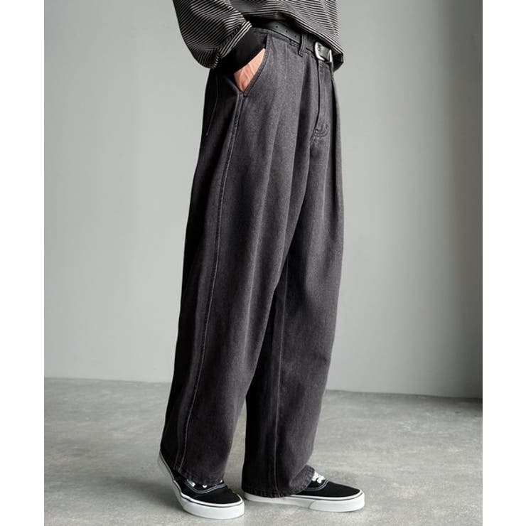 「虜になる！」インツータックワイドバルーンデニム Inverted Two | Classical Elf Men | 詳細画像3 