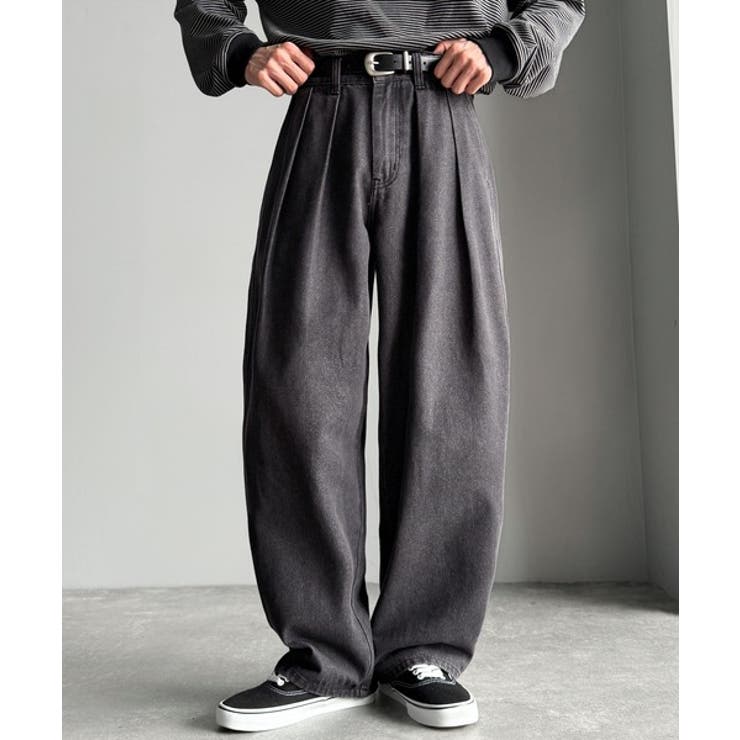 「虜になる！」インツータックワイドバルーンデニム Inverted Two | Classical Elf Men | 詳細画像4 