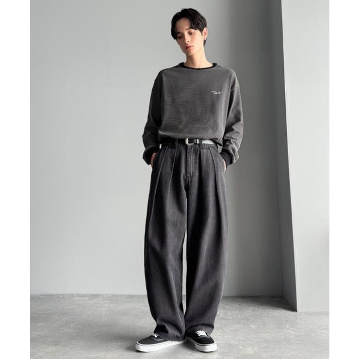 「虜になる！」インツータックワイドバルーンデニム Inverted Two | Classical Elf Men | 詳細画像5 