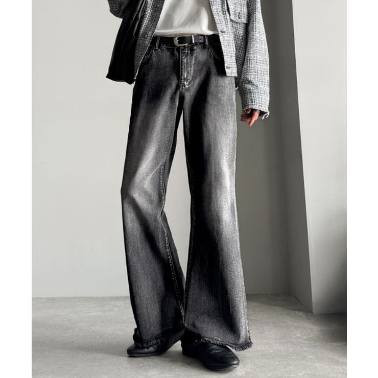 ブラック | 【Classical Origin】「スタイル盛れる。」ブラスト＆裾フリンジ加工… | Classical Elf Men