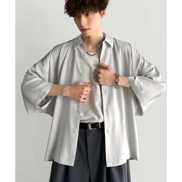 Embroidered Collar Draped | Classical Elf Men | 詳細画像17 