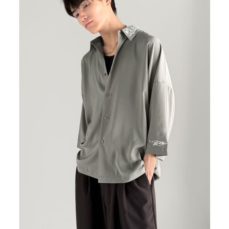 Embroidered Collar Draped | Classical Elf Men | 詳細画像21 