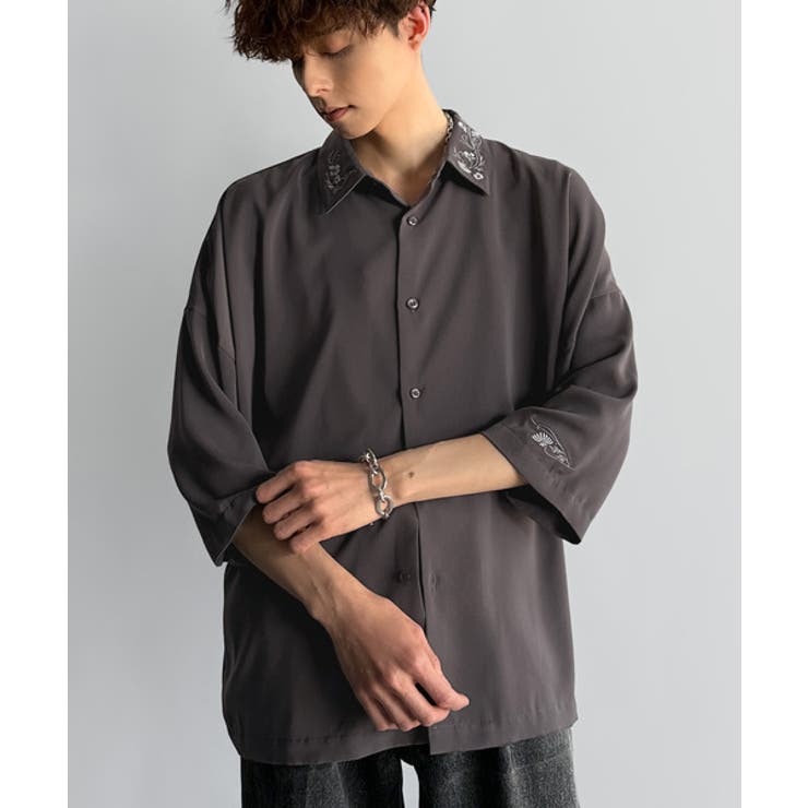 Embroidered Collar Draped | Classical Elf Men | 詳細画像2 