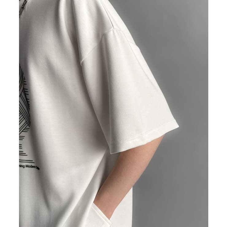 「視線を独り占め。」フェイスグラフィックオーバーサイズTシャツ Face | Classical Elf Men | 詳細画像30 