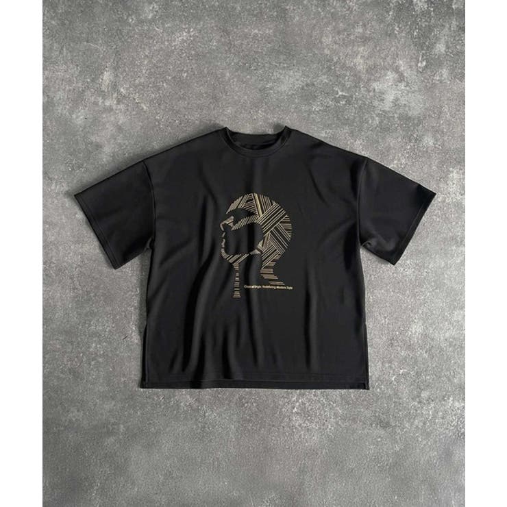 「視線を独り占め。」フェイスグラフィックオーバーサイズTシャツ Face | Classical Elf Men | 詳細画像34 