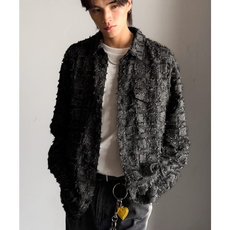 ブラック | 【Classical Origin】「1歩先の存在感。」フリンジ使いブロックチェ… | Classical Elf Men